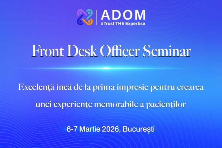 Front Desk Officer – ediția XIX