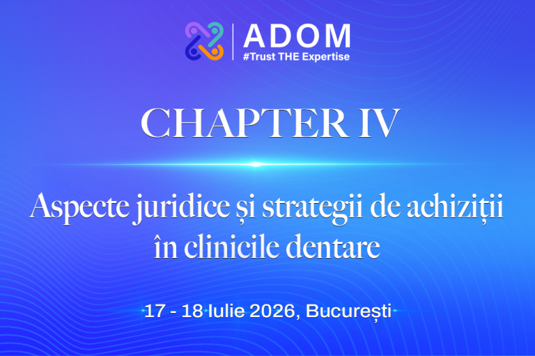 Chapter IV: Aspecte juridice și strategii de achiziții în clinicile dentare