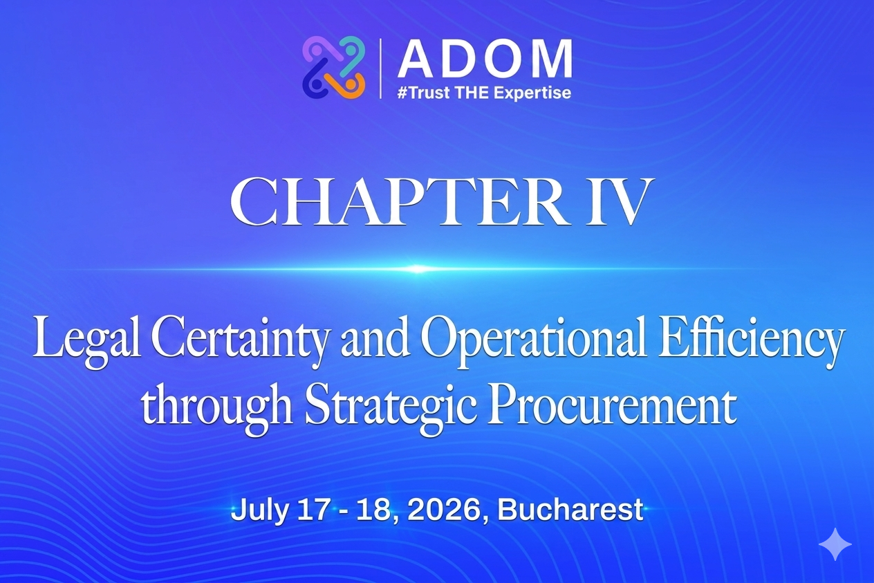 Chapter IV: Siguranță Juridică și Eficiență Operațională prin Achiziții Strategice