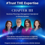 Program ADOM Chapter III despre management operațional și business planning în clinicile dentare, susținut de trainerii DENT ESTET